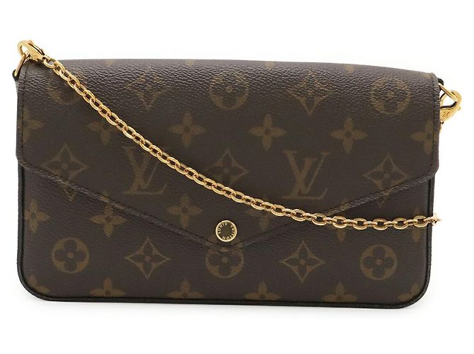 Bolso de Hombro Louis Vuitton Monogram Castaño