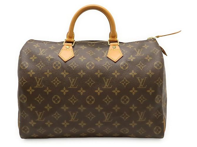 Speedy Louis Vuitton Monogram Reisetasche Braun