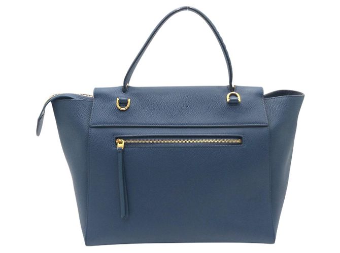 Céline CELINE Belt Bag bolsa 2way de couro Azul