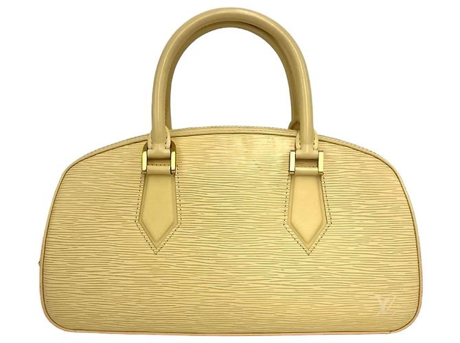 Borsa Louis Vuitton Jasmin Epi Marrone Beige