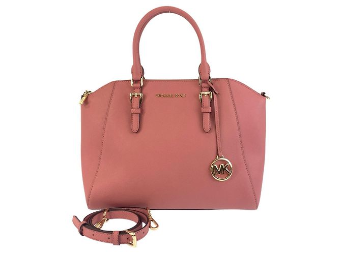 Bolsa 2 em 1 de couro Siara da Michael Kors Rosa