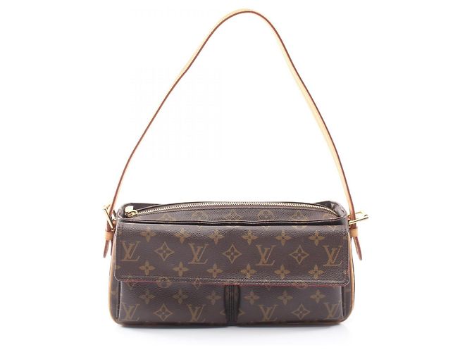 Borsa a Spalla Louis Vuitton Vivasite Monogram Marrone