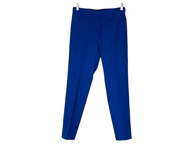 Autre Marque Pantaloni Slim in Twill Drawer Blu
