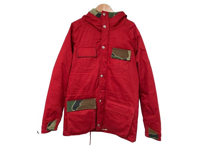 Autre Marque Holubar DEERHUNTER PARKA Parka da montagna con piumino Rosso