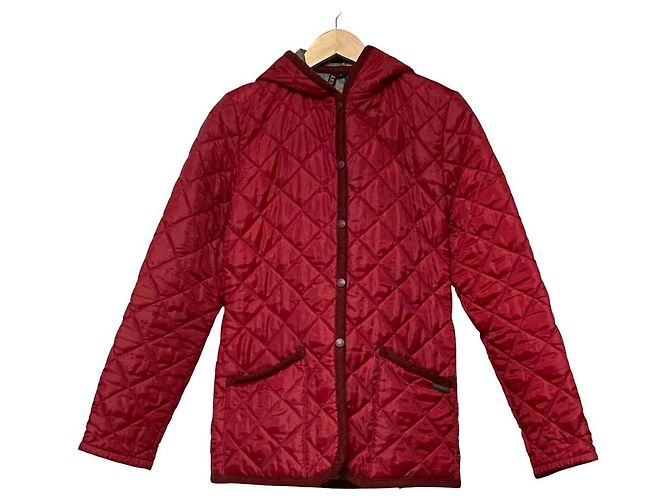 Autre Marque Casaco acolchoado com capuz Lavenham Vermelho