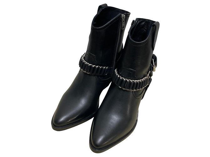 Autre Marque Stivali in pelle All Saints Nero