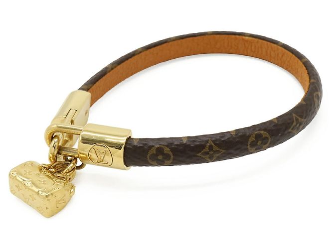 Speedy Pulseira Charm Monogram Louis Vuitton Marrom Monograma