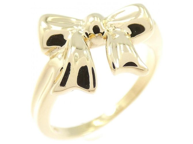 Tiffany & Co Anello Tiffany Blue Box Bow in oro giallo D'oro