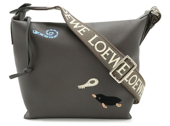 Bolsa transversal Loewe Cuby Cinza antracite