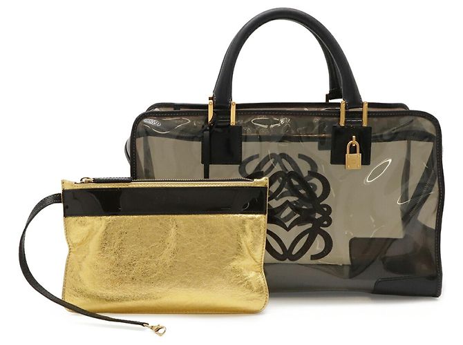 Sac cabas Loewe Amazona 36 Anagram Noir