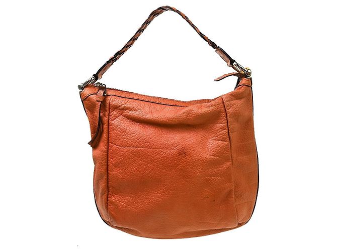 Gucci Bamboo Bar Hobo Leder Medium Braun