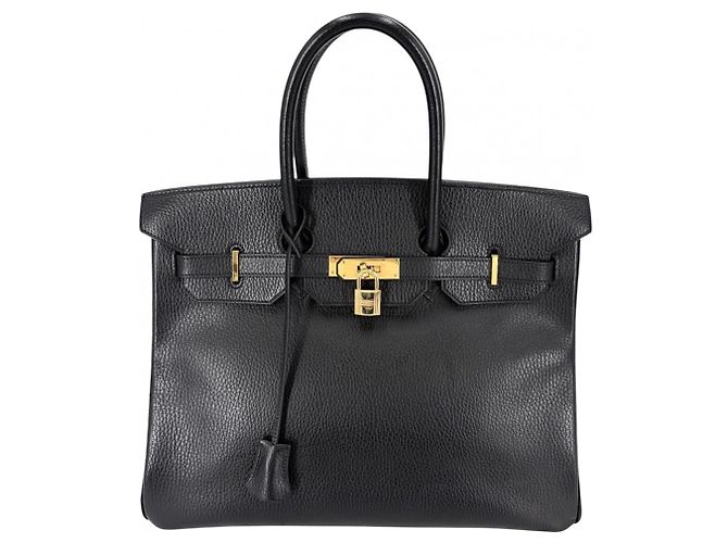 Hermès Sac à main Hermes Birkin 35 Noir