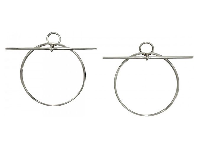 Hermès Hermes Loop MM Creolen-Ohrringe