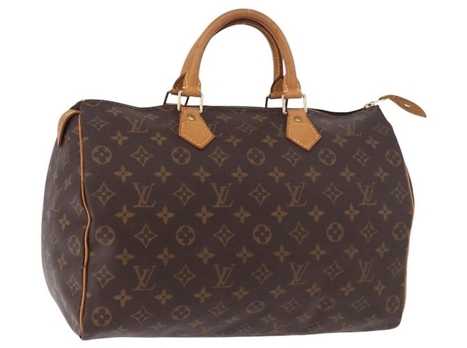 Louis Vuitton Speedy Monogram Canvas 35 Marron