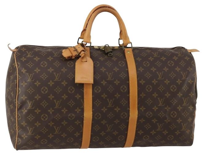 Louis Vuitton Keepall Monogram Canvas 55 Marrom