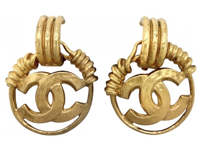 Orecchini a clip Chanel Vintage D'oro