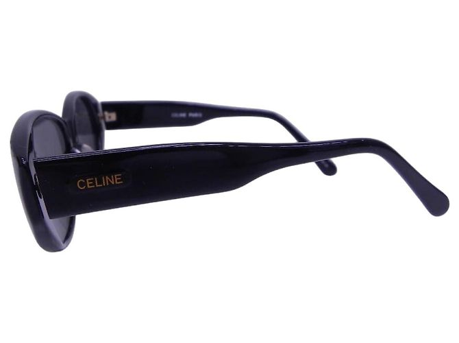 Céline Celine Occhiali da sole Ovali CLF-689 Nero Oro