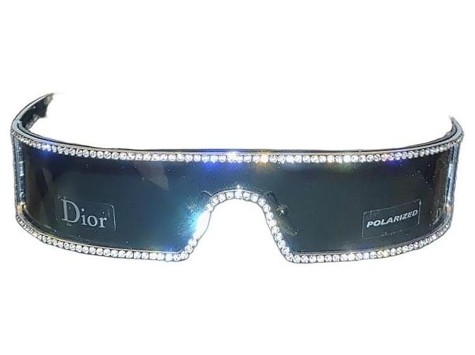 John Galliano x Dior Sonnenbrille Punk/S 2003 Neu mit Box Silber