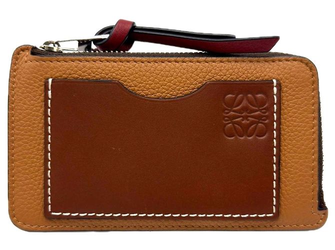 Loewe Anagram Soft Grain Calf Coin Card Holder