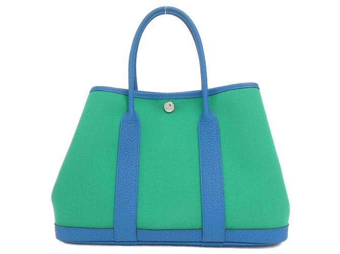 Hermès Bolsa Hermes Garden Party Azul