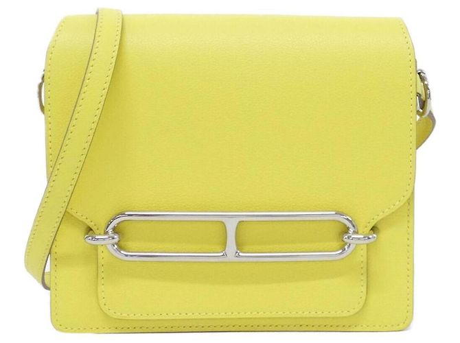 Hermès Borsa a tracolla Hermes Louli MINI 070510CK D'oro Giallo