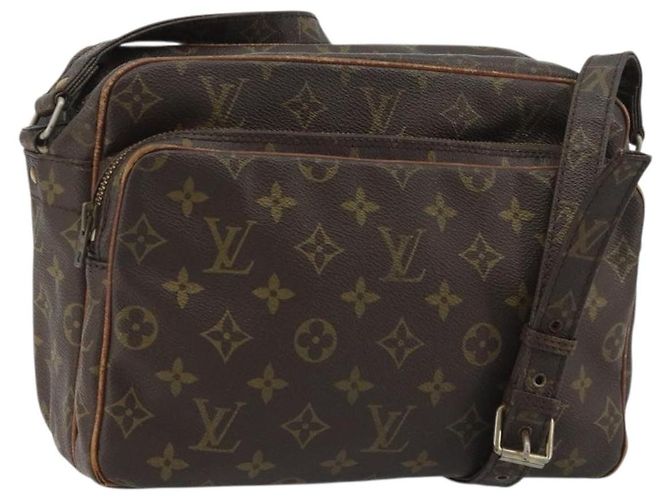 LOUIS VUITTON Bolsa de Ombro Monogram Nile M45244 LV Auth 187880 Monograma