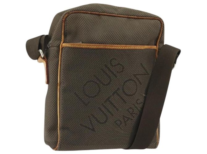 LOUIS VUITTON Damier Geant Sitadan Shoulder Bag Tail M93041 LV Auth bs35896
