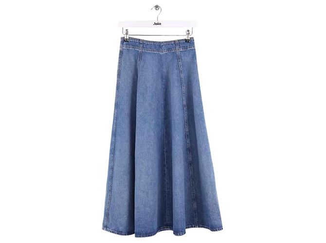 Saia de algodão azul Ulla Johnson