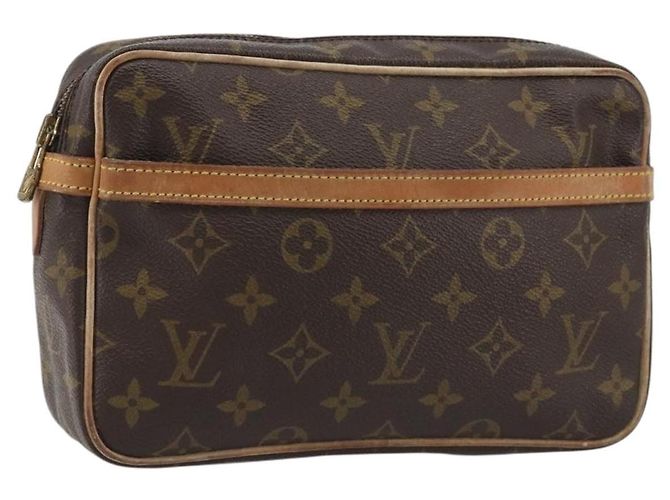 LOUIS VUITTON Monogram Compiegne 23 Clutch M51847 LV Auth ep14995 Monogramm