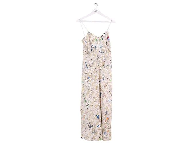 La Prestic Ouiston Silk Multicolored Dress