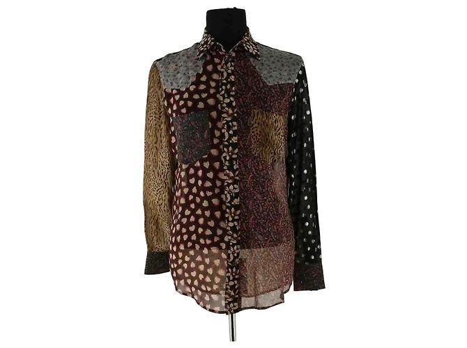 Saint Laurent Camicia multicolore