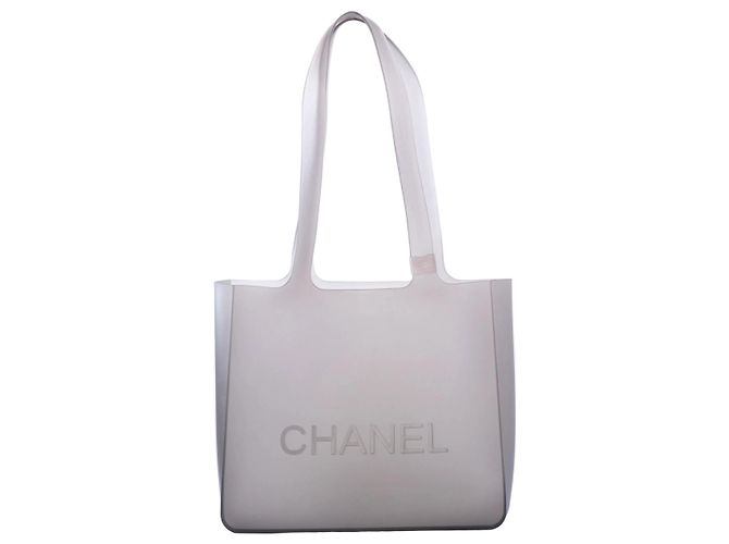 Tote Chanel Jelly Logo Grigio