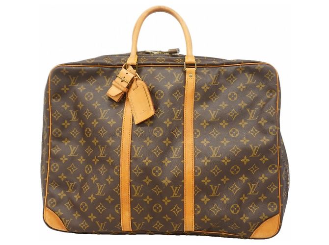 Borsa Louis Vuitton Boston Monogram Sirius 50 Marrone