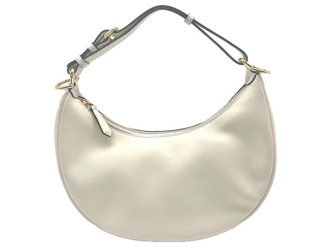 Petit sac à main Fendi Graphy Blanc
