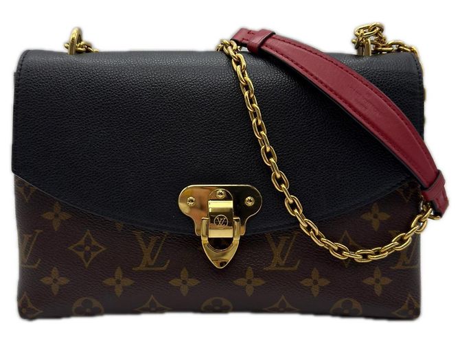 LOUIS VUITTON Monogram Sampla Seed Shoulder Bag Marron Noir Beige
