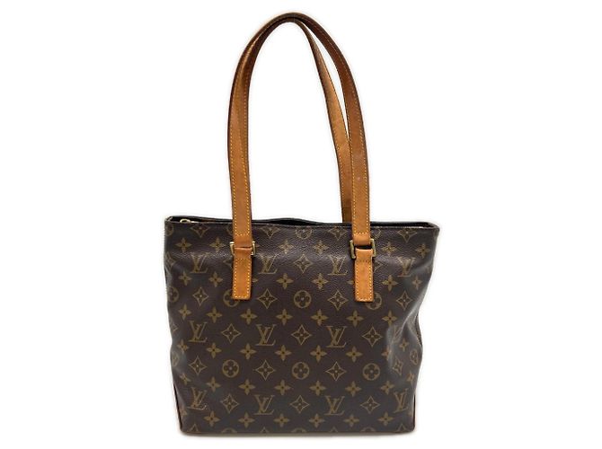 Bolsa Cabas Piano Monogram Louis Vuitton Marrom