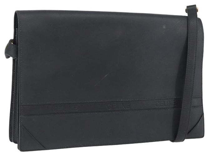Céline Celine Vintage Leder Schwarz
