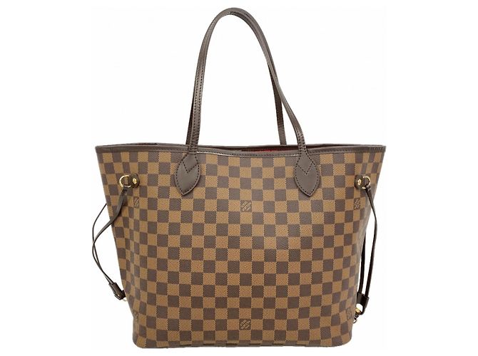 Borsa Tote Louis Vuitton Damier Neverfull MM Damier ebene
