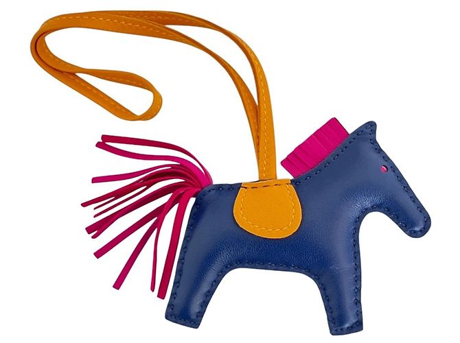 Hermès Charm per borsa Hermes Rodeo PM Blu 