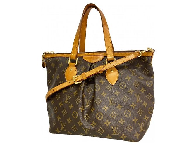 Borsa Louis Vuitton Monogram Palermo PM Marrone