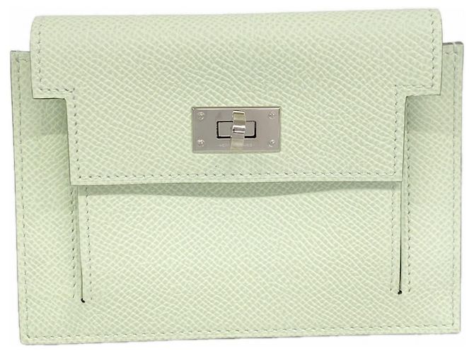 Hermès Hermes Kelly Pocket Compact Wallet Green