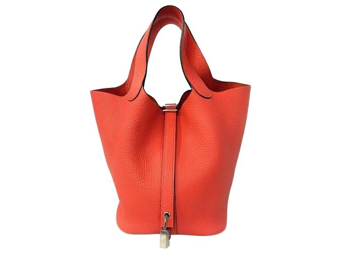 Hermès Hermes Picotin Lock PM Handtasche Rot