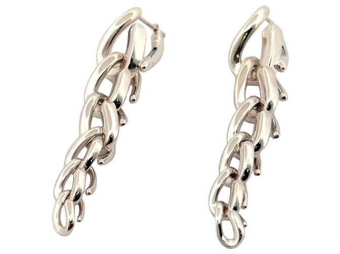 Orecchini Forge Drop Link di Tiffany & Co. Argento 