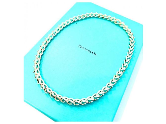 Colar de elos Forge Medium da Tiffany & Co. Prata