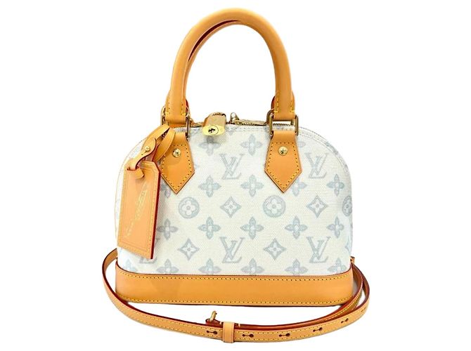 Louis Vuitton Monogram Origin Alma BB Handtasche Braun Blau