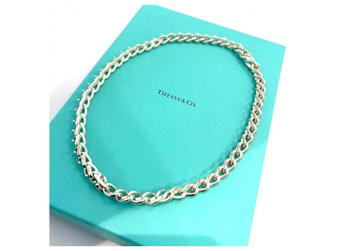 Collar de eslabones Forge Medium de Tiffany & Co. Plata
