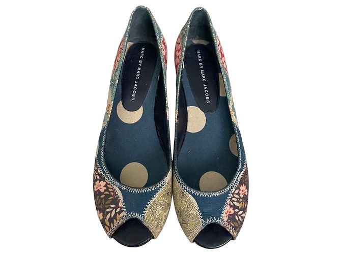 Marc by Marc Jacobs Scarpe Zeppa Patchwork Multicolore