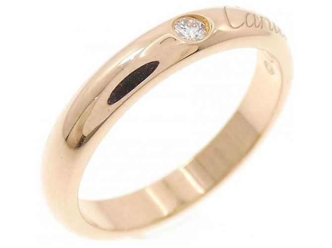 Cartier 18K Roségold Ring mit Diamant
