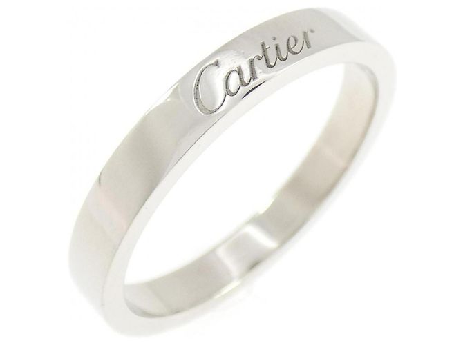 Bague anneau en platine Cartier