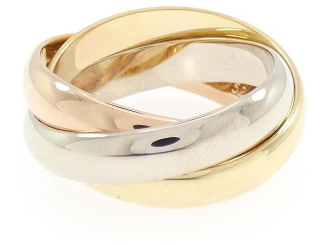 Anello Cartier Trinity in oro rosa bianco e giallo 18K